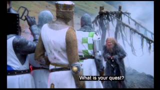 【SPOILER】clip13 "The Bridge of Death" -Monty Python and the Holy Grail (1975)