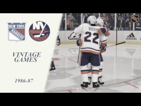 NHL 22 Vintage New York Rangers vs New York Islanders (Nov 24, 1986)