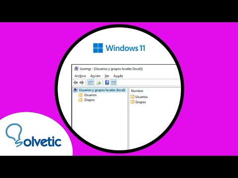 ▷ Abrir Usuarios y Grupos Locales Windows 11 CMD y Menú - Solvetic