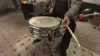 Video thumbnail for Ludwig Supraphonic LM 400 14x5 vintage (1978) by Ярослав Андреев