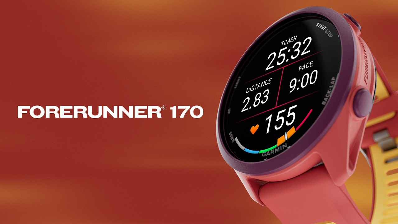 Miniaturka filmu prezentującego funkcje smartwatcha Garmin Forerunner 170