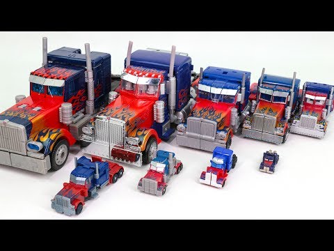 Transformers Movie Leader ~ Mini 9 Size optimus prime Truck Vehicle Transform Robot Car Toys