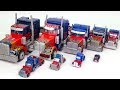 Transformers Movie Leader Mini 9 Size Optimus Prime Truck Vehicle Transform Robot Car Toys