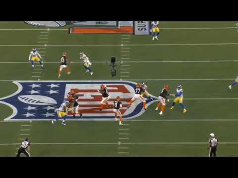 Samaje Perine Uncatchable Ball On The Last Play: Bengals VS Rams