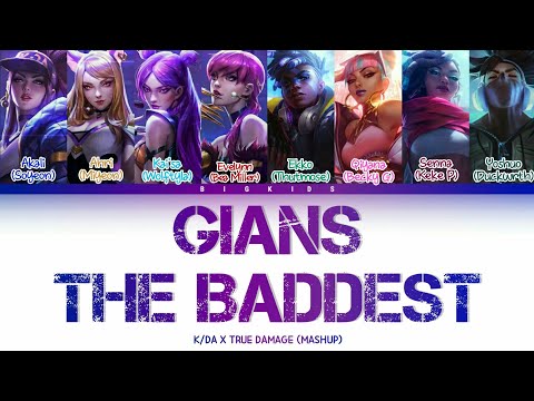 K/DA & TRUE DAMAGE - THE BADDEST x GIANTS Mashup