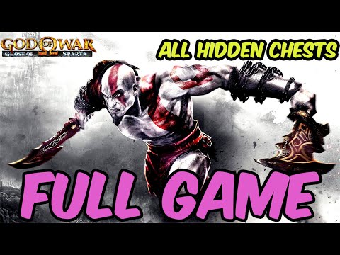 God Of War (Gow) Ghost of sparta Remastered Full Walkthrough | All Hidden (Secret) chests