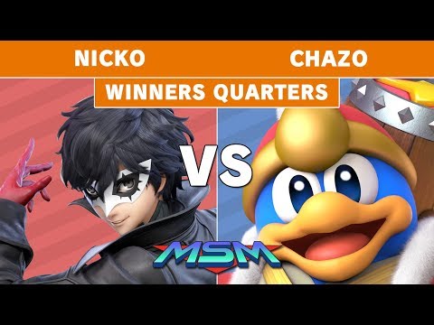 MSM 187 - Nicko (Joker) Vs. Chazo (Dedede) W. Quarters - Smash Ultimate