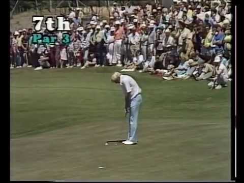 1987 Australian Open Golf won by Greg Norman | ABC TV | Royal Melbourne Golf Club