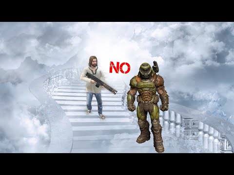 Doomguy goes to heaven and back...