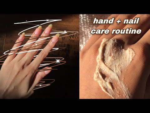 simple hand and nail care routine