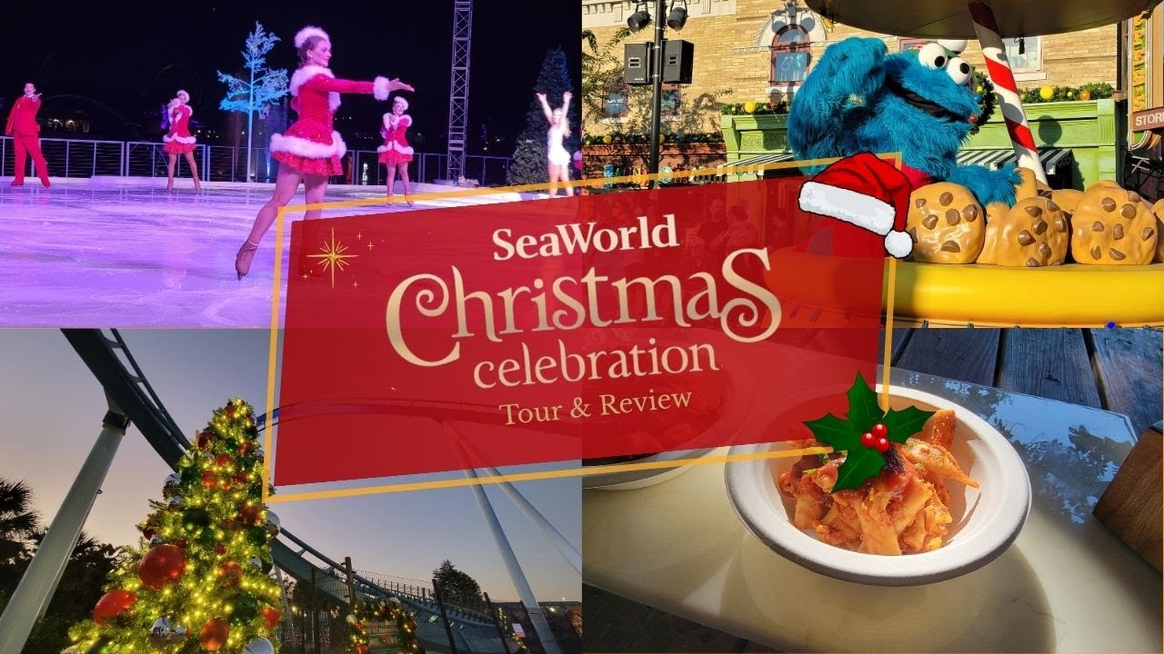 SeaWorld Orlando Christmas Celebration 2025 | Complete Tour & Review!