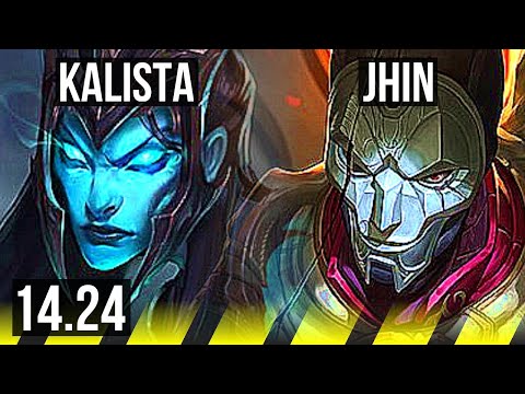 KALISTA & Lulu vs JHIN & Sona (ADC) | KR Master | 14.24