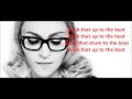 Madonna - Back That Up (Do It) ( Lyrics ) 