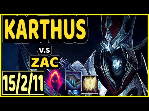 CUZZ (KARTHUS) vs ZAC - 15/2/11 KDA JUNGLE CHALLENGER GAMEPLAY - KR