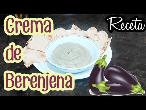 Crema de Berenjena - Receta Vegana