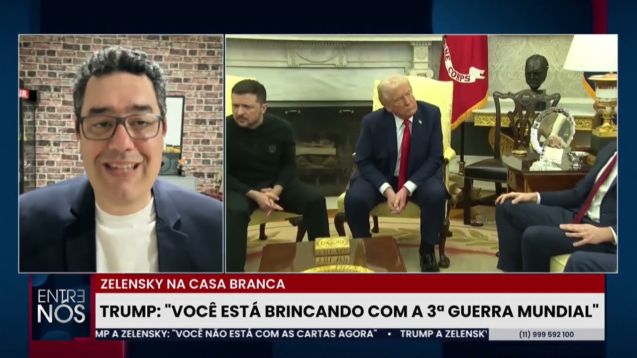 “O poder que você tem é graças aos EUA”, diz Trump ao presidente da Ucrânia
