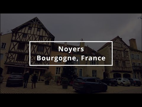 Noyers, BURGUNDY, FRANCE | walking through the medieval village | 4K