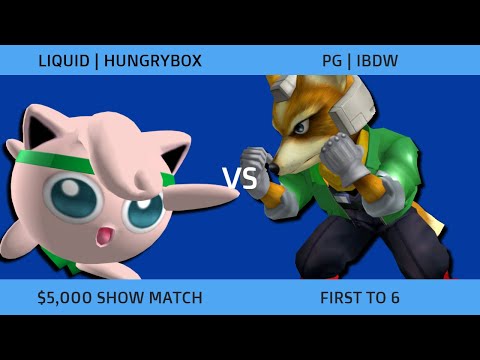 Liquid | Hungrybox (Puff) vs. PG | iBDW (Fox) - BetUS Showdown $5000 First to 6 Show Match SSBM