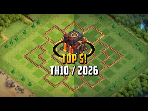 TOP 5! TOWN HALL 10 (TH10) BASE LAYOUT + COPY LINK 2026 | CLASH OF CLANS