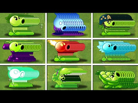 Every PEASHOOTER Level 1 *100 Battlez - Who Will Win? - PvZ 2 Plant vs Plant