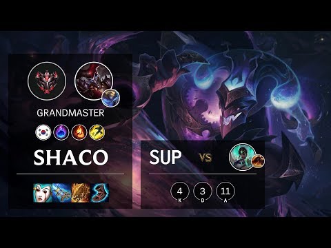 Shaco Support vs Karma - KR Grandmaster Patch 10.12