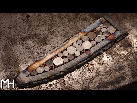 Forging the Most Complex Damascus Chef Knife I’ve Ever Made