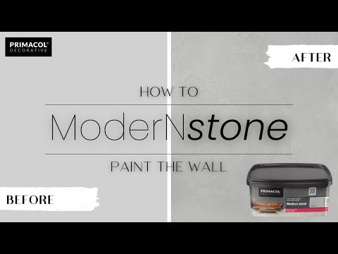 DIY | Primacol Decorative | Modern Stone paint | Instructional Video | Accent Wall