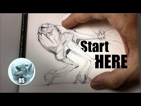 How to Start a Creature Design When You Have No Idea What to Draw