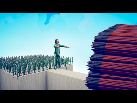 100x SQUID GAME + GIANT vs EVERY GOD - TABS | Totally Accurate Battle Simulator 2023