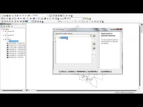 Gis Tutorial Kernel Density School Example