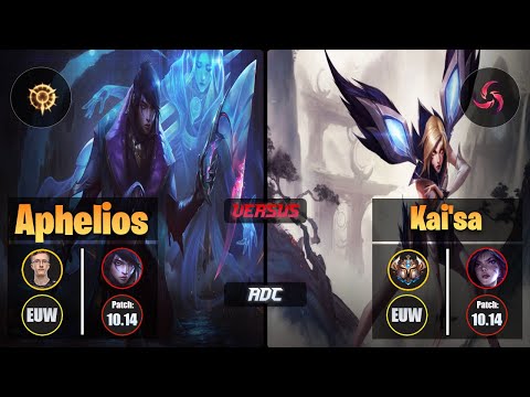 MagiFelix APHELIOS (ADC) [Press the Attack] VS KAI'SA - Challenger EUW Patch 10.14