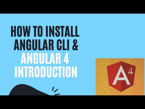 01 How To Install Angular Cli Angular 4 Angular Cli Introduction