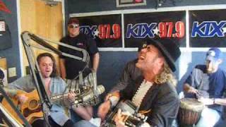 Big Kenny sings Wake Up at Kix97.9 in Springfield,MA