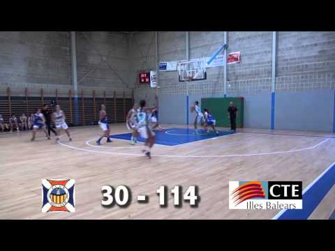 Resum Partit CB MOLINAR - CTEIB 1aFEM 18/10/2015