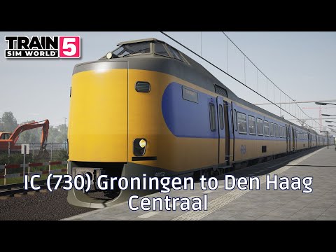 IC (730) Groningen to Den Haag Centraal - Spoorlijn Zwolle - Groningen - ICMm3 - #TrainSimWorld5
