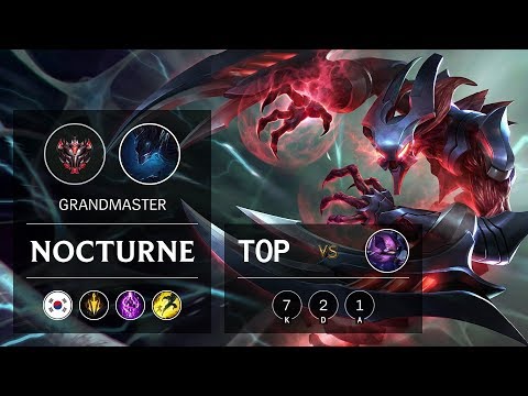 Nocturne Top vs Kennen - KR Grandmaster Patch 9.10
