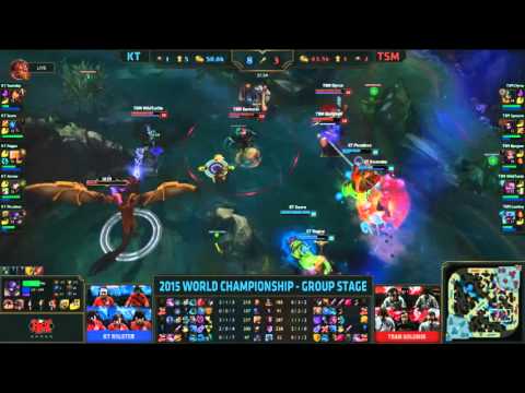 KT vs TSM - Dragon fight leads to a sexy Dyrus escape