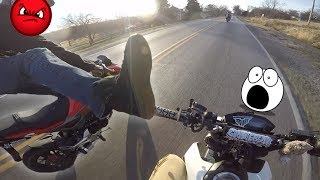 HE TRIED KICKING ME OFF MY BIKE! - Grom Ventures Ep.. 40 - Olivia is back!