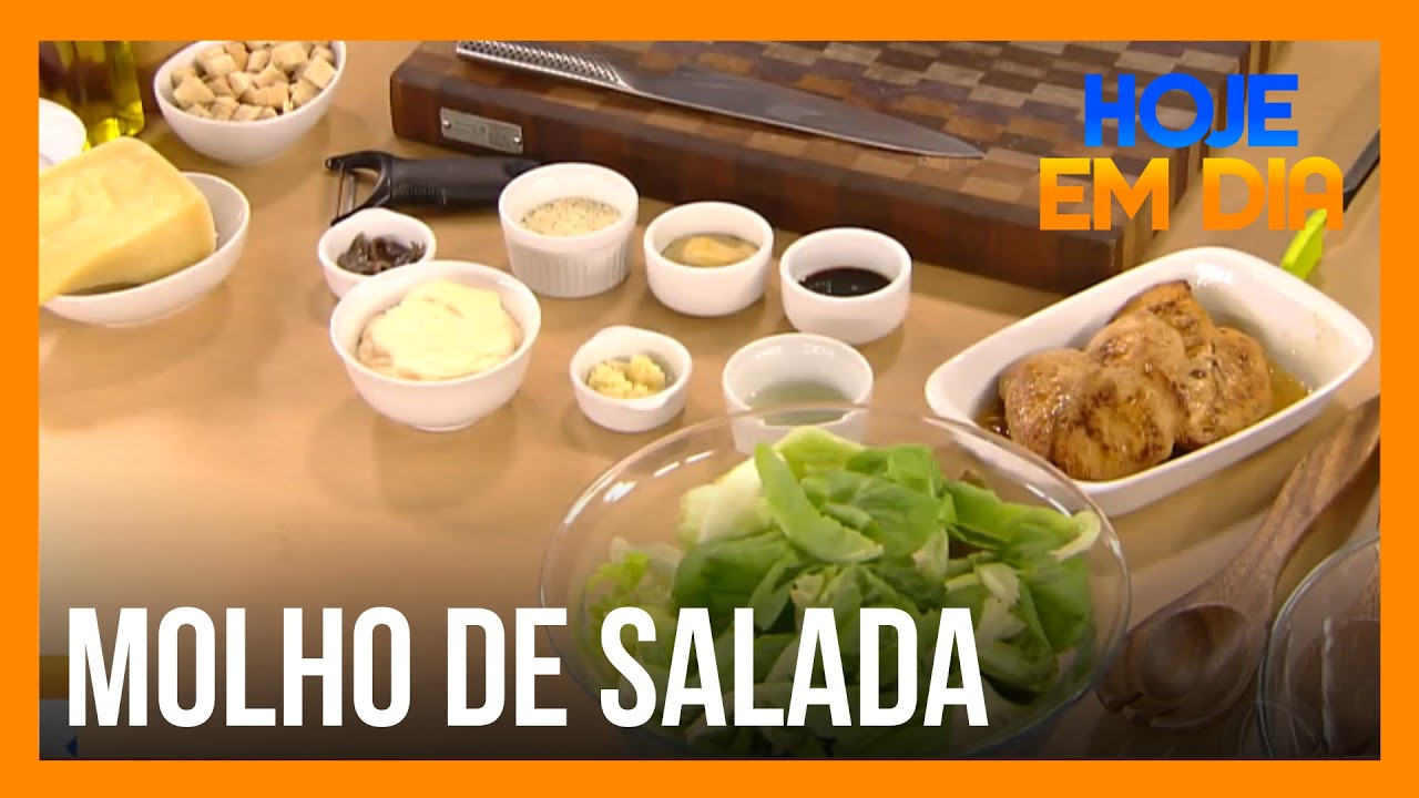 Guga Rocha ensina receitas rápidas e práticas para molhos de saladas