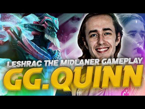 GG.QUINN LESHRAC THE MIDLANER GAMEPLAY - DOTA 2 PATCH 7.34D