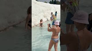 ☀️Magic Of The Swimming Pamukkale Turkey -Best Day?️ #cleopatra #pamukkale #pool