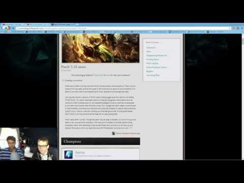 League of Legends Patch 5.18 Notes
