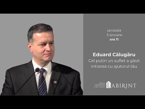 Eduard Calugaru - Cel putin un suflet a gasit intrarea cu ajutorul tau