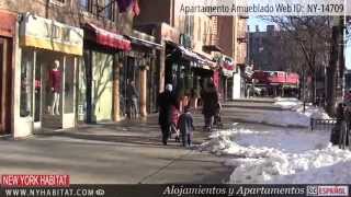 preview picture of video 'Nueva York – Visita virtual de un apartamento amueblado en Washington Heights (Uptown Manhattan)'