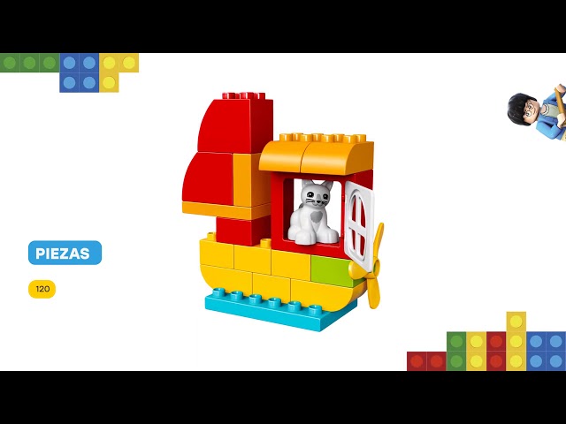 Vídeo relacionado con LEGO 10914 Duplo Caja de Ladrillos Deluxe, Juguete Creativo para Niños de 1.5 - 2 Años o Más, Casa de Muñecas, Coche, Perrito y Figuras