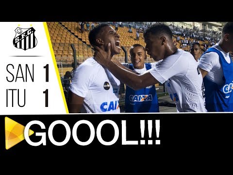 Santos 1 x 1 Ituano | GOL | Paulistão (28/01/18)