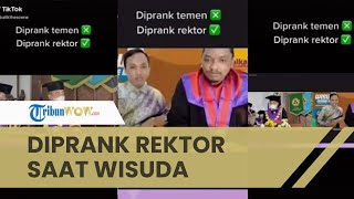 VIRAL Video Mahasiswa Kena Prank Rektor saat Wisuda Online