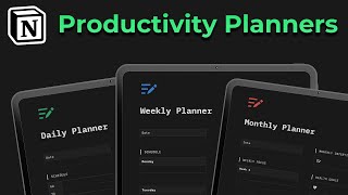 How to boost your productivity with these 3 Notion Productivity Planners