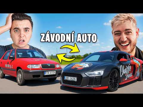 Vyměnil jsem si Auto s YouTuberem na 24 Hodin! (Felda vs. R8)