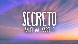 Anuel AA Karol G - Secreto (Letra / Lyrics)